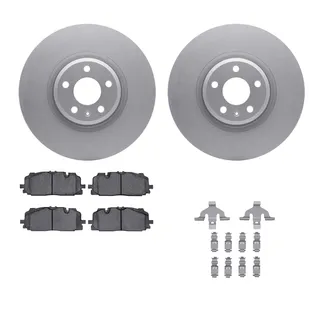 R1 Concepts WDWH1-73054 Brake Rotor- Carbon Coated W/ Ceramic Pads & Hdw